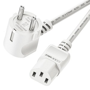 코드웨이 국산 AC 10A 전원코드 파워케이블 화이트