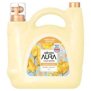 아우라 초고농축 섬유유연제 미드나잇 골드 본품, 5.5L, 1개