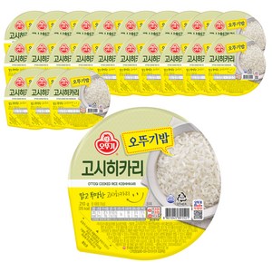 맛있는 오뚜기밥 고시히카리, 210g, 24개