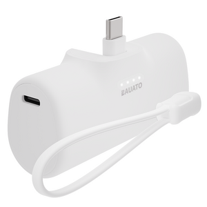 바우아토 접이식 미니 일체형 난연 도킹형 보조배터리 5000mAh C타입