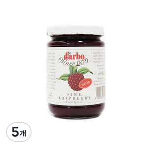 다보 라즈베리잼, 450g, 5개