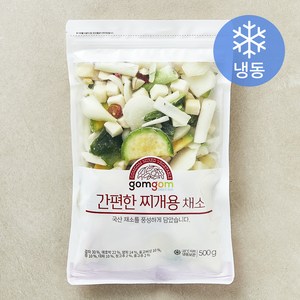 곰곰 간편한 찌개용 채소, 500g, 2봉