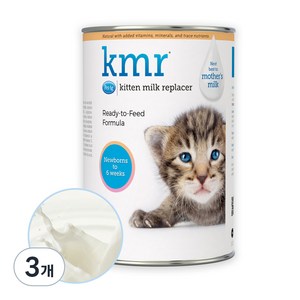 펫에그 KMR 리퀴드 고양이 분유, 325ml, 3개