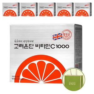 고려은단 비타민C 1000 + 쇼핑백, 180정, 6개