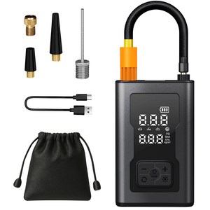 홈플래닛 무선 휴대용 다용도 에어 펌프 공기 주입기 풀세트 (2000mAh x2)