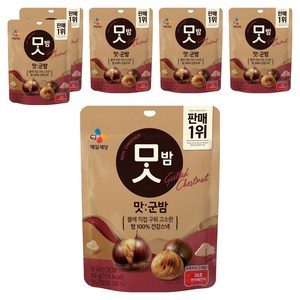 CJ맛밤 맛군밤, 60g, 6개