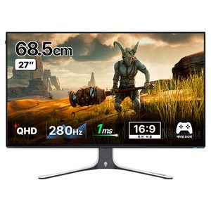 델 QHD 에일리언웨어 240Hz 280Hz 1ms IPS Nano 게이밍 모니터