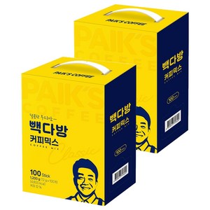 빽다방 커피믹스 스틱커피, 12g, 100개입, 2개