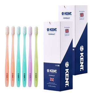 켄트 콤팩트 초극세모 칫솔세트, 6개입, 2세트