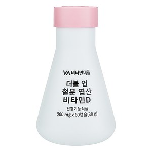 비타민마을 더블 업 철분 엽산 비타민D 30g, 60정, 1개