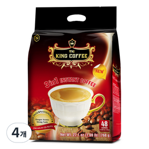 TNI 킹 커피 3in1 커피믹스, 48개입, 16g, 4개