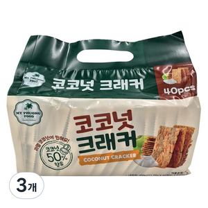 코코넛 크래커, 450g, 3개