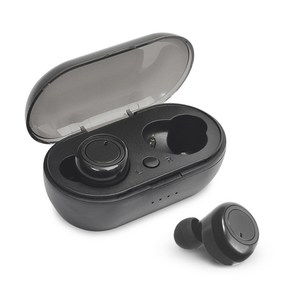 스마텍 버튼형 무선 블루투스 이어셋 STBT-E800 블랙 4시간