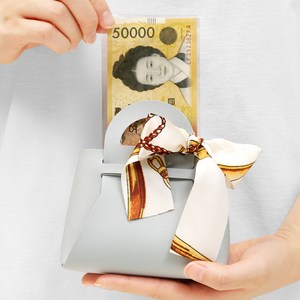 리드홈 부모님 용돈 반전 미니백 + 용돈봉투 + 머니박스 + 메세지카드 세트, 스카이블루, 1세트