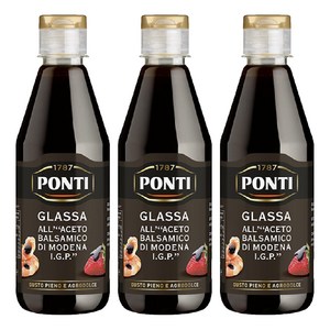 폰티 발사믹 글레이즈, 500ml, 3개