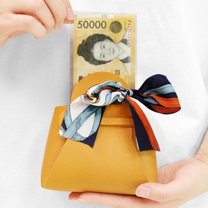 리드홈 부모님 용돈 반전 미니백 + 용돈봉투 + 머니박스 + 메세지카드 세트, 머스타드, 1세트