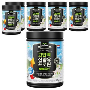 팔레오 고단백 산양유 프로틴 plus 류신, 280g, 6개