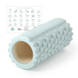 아리프 3D 지압 폼롤러, 애플민트, SHORT(14 x..., 1개