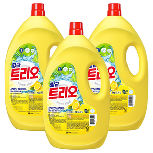 트리오 항균 주방세제, 3kg, 3개