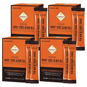 뉴트리디데이 프리미엄 카무트 브랜드 밀 함유 효소, 90g, 4개