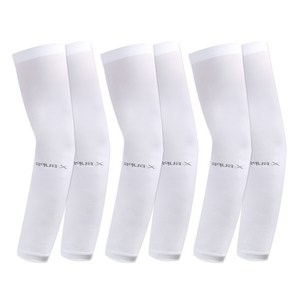 두발로 아쿠아엑스 심리스 자외선 차단 스포츠 쿨토시 2P x 3세트, FREE, 화이트, 1세트