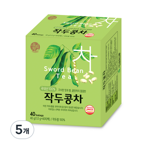 우리차 작두콩차, 1g, 40개입, 5개