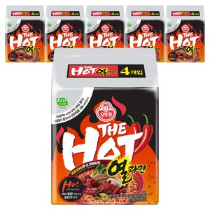 오뚜기 더핫 열라면 120g, 24개