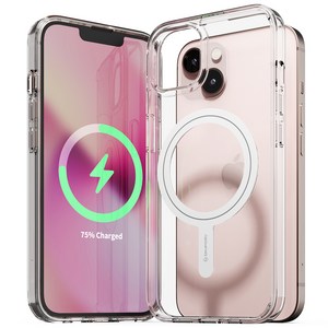 신지모루 2배 자력 M 에어클로 마그네틱 맥세이프 호환 투명 휴대폰 케이스