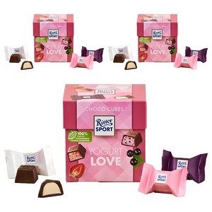 리터스포트 초코큐브 요거트 러브 랜덤발송, 176g, 3개