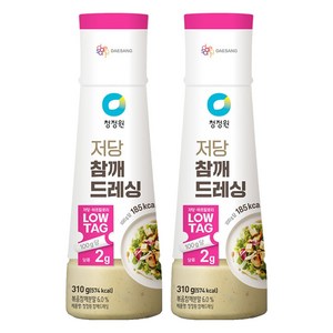 청정원 저당 참깨 드레싱, 310g, 2개