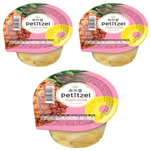 쁘띠첼 과일젤리 파인애플, 210g, 3개
