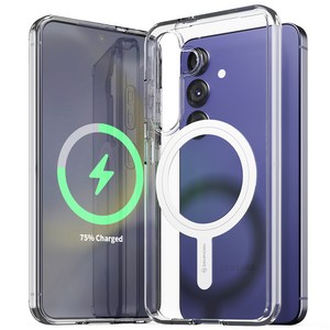 신지모루 2배 자력 M 에어클로 마그네틱 맥세이프 호환 투명 휴대폰 케이스