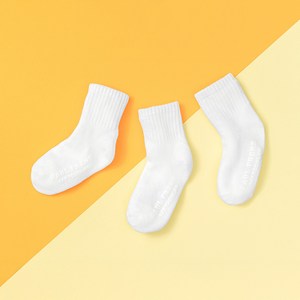폴프랜즈 아동용 원사이즈 단목 양말 3켤레 세트 숏엔젤