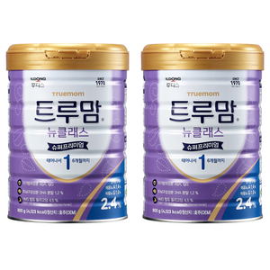 트루맘 뉴클래스 슈퍼프리미엄 분유 1단계, 800g, 2개