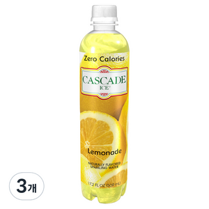캐스케이드 스파클링 레모네이드, 509ml, 3개
