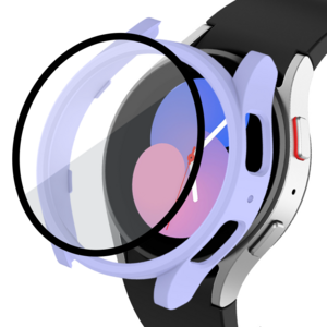 루아러블 갤럭시워치 액정 보호 강화유리 풀커버 케이스