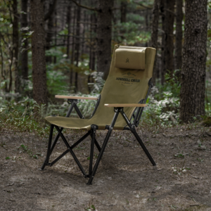 카즈미 다운 힐 캠핑 체어 + 전용 캐리백, 골드, 1세트