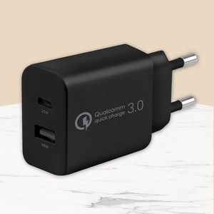 모잇 25W PD 3.0 PPS GaN 2 2포트 초고속충전기