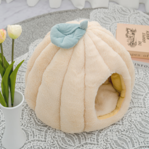 퍼플펫 호박숨숨집 반려동물 쿠하우스, 베이지, 대형(45 x 45..., 1개