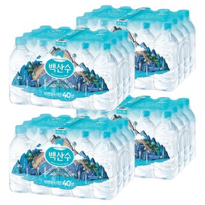 백산수 무라벨, 330ml, 80개