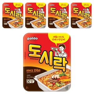 팔도도시락 컵라면 86g, 5개