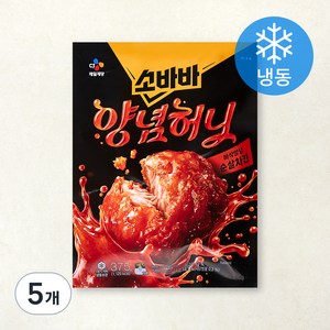 고메 소바바 치킨 양념 순살 (냉동), 375g, 5개