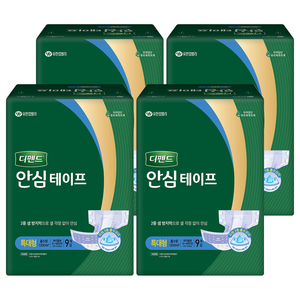 디펜드 남녀공용 안심테이프 성인기저귀, 9개입, 4개