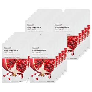 더페이스샵 갈아만든 석류 마스크시트, 1개입, 20개