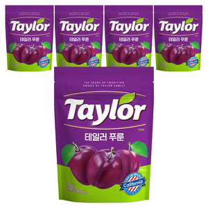 테일러 푸룬건자두, 250g, 5개
