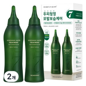 헤드스파7 리프레싱 워터 헤어 트리트먼트 220ml 2세트, 440ml, 2개