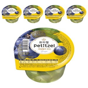 쁘띠첼 과일젤리 포도 1개입, 210g, 5개
