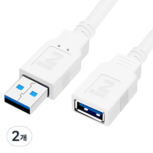 인네트워크 VW-1 피복 풀몰딩 USB3.0 연장 케이블 화이트