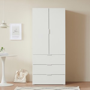 베이지메이트 플럼 옷장 3단 서랍형 800 방문설치