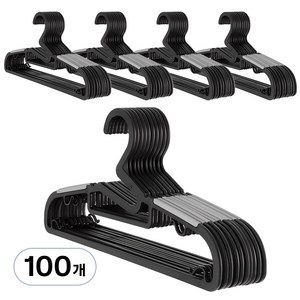 코멧 논슬립 옷걸이, 그레이, 100개